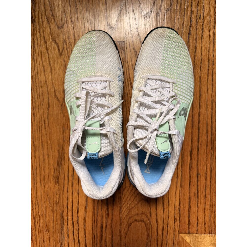 Nike Metcon 8 White Mint Foam University Blue Training Shoes Women's 9.5